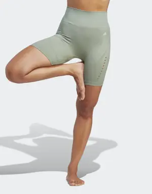 Adidas Yoga Studio AEROKNIT Bike Short Leggings