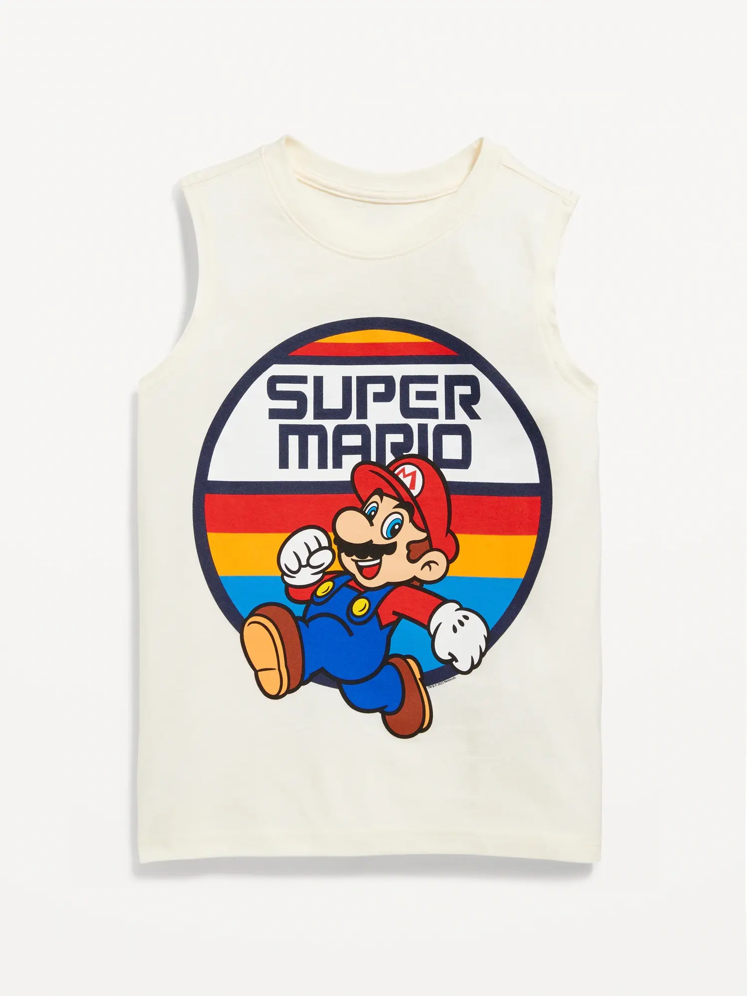 Old Navy Super Mario™ Gender-Neutral Tank Top for Kids white. 1