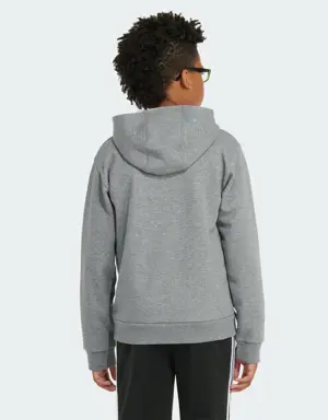 Long Sleeve Essential Heather Fleece Hoodie