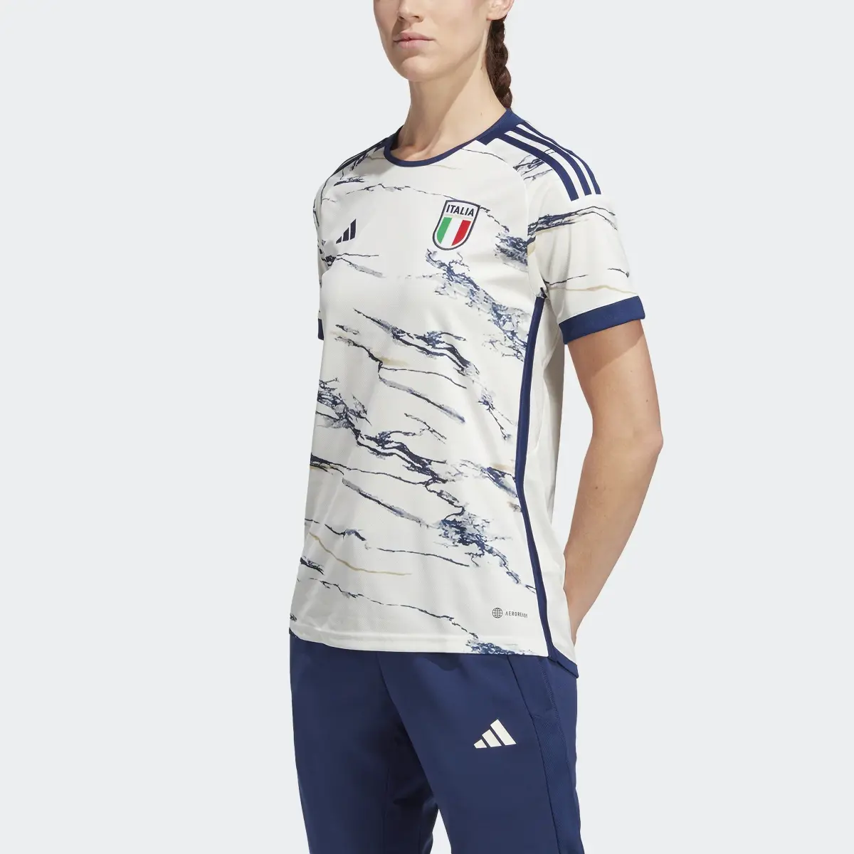Adidas Italy Women's Team 23 Away Jersey. 1