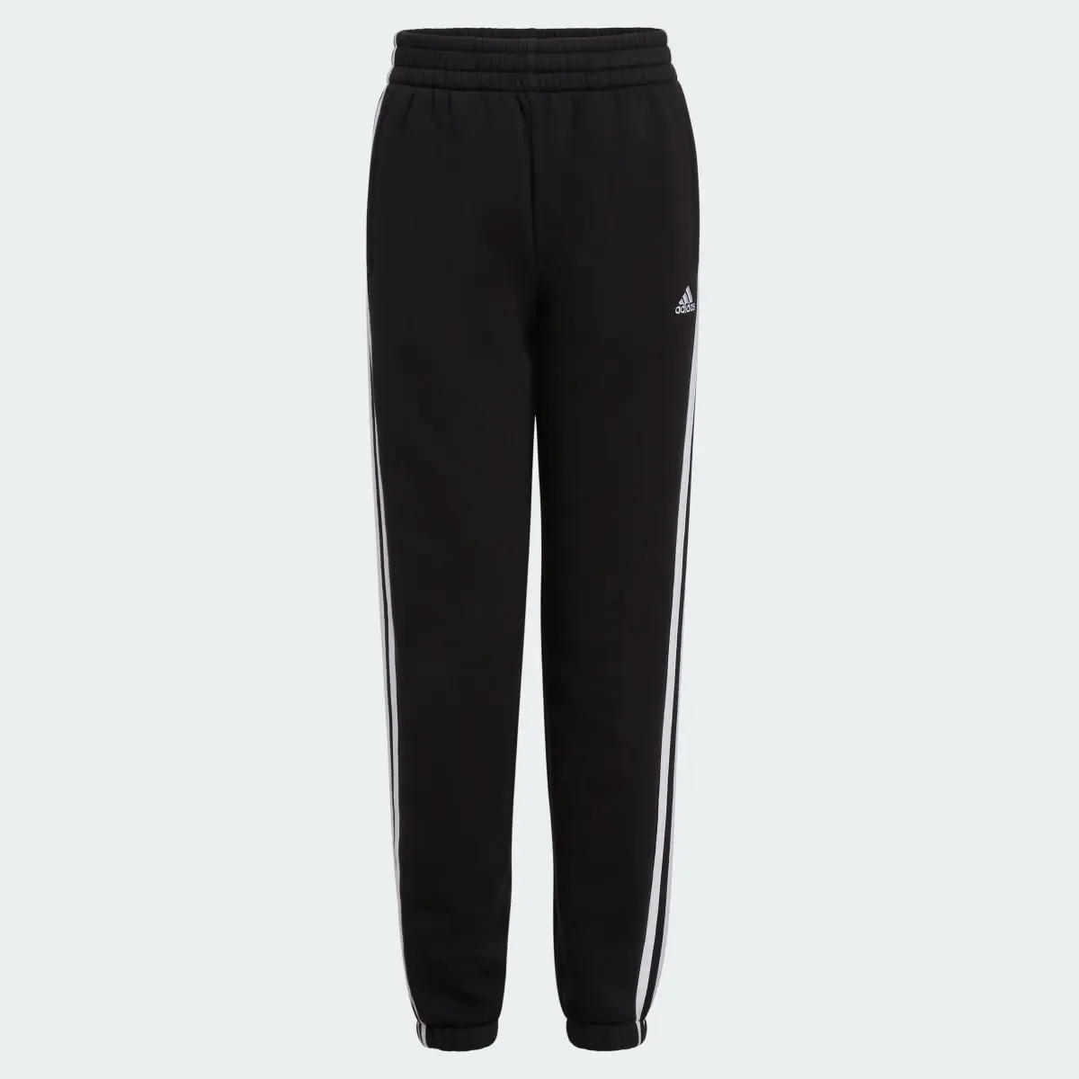 Adidas Elastic Waistband 3-Stripe Cotton Fleece Jogger. 3