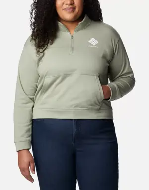 Women's Columbia Trek™ French Terry Half Zip Sweatshirt - Plus Size