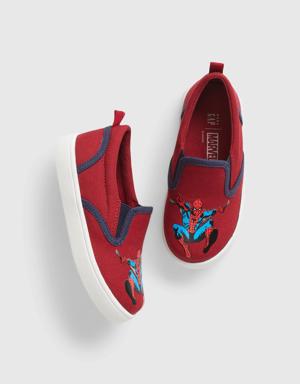 babyGap &#124 Marvel Slip-on Sneakers red