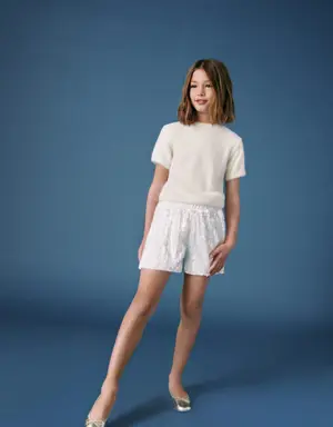 Pailletten-Shorts