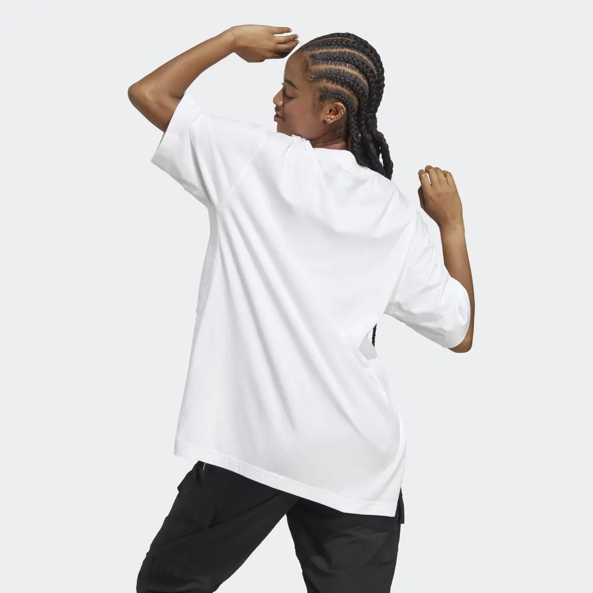 Adidas Dance Oversized Tee. 3