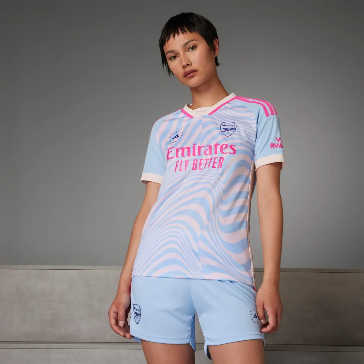 Adidas Short Arsenal x adidas by Stella McCartney. 3