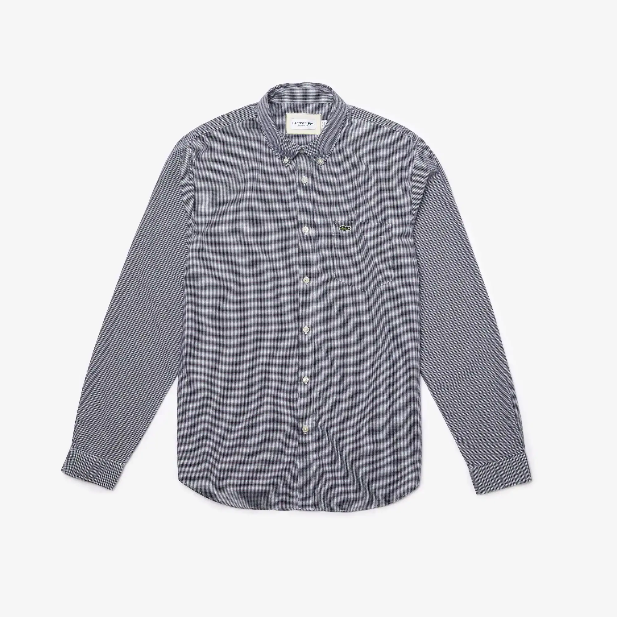 Lacoste Men's Regular Fit Cotton Poplin Shirt. 2