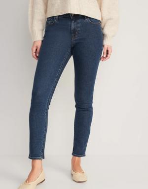 Mid-Rise Rockstar Super-Skinny Jeans for Women blue