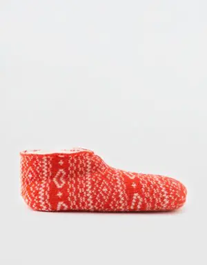 Jacquard Sock Bootie