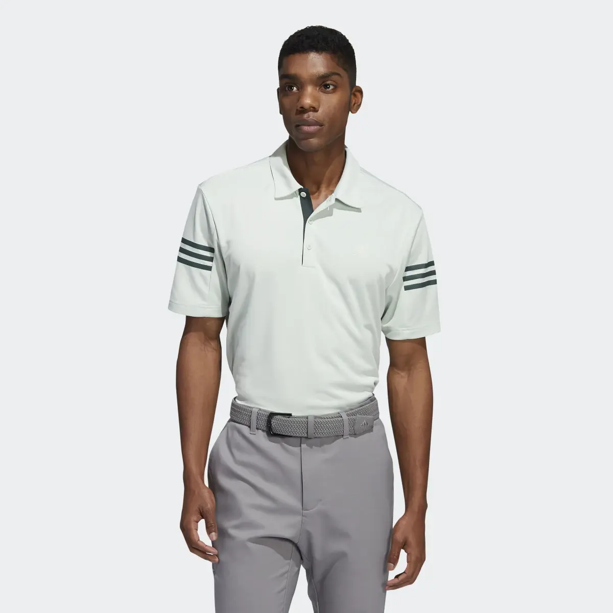 Adidas Playera Polo 3 Franjas. 2