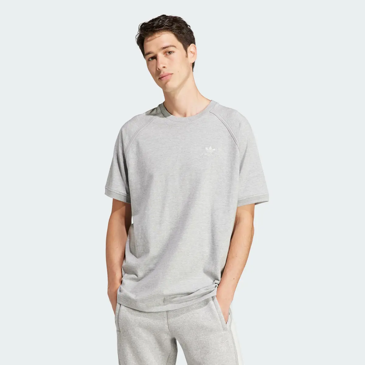 Adidas Essentials+ Trefoil T-Shirt. 2