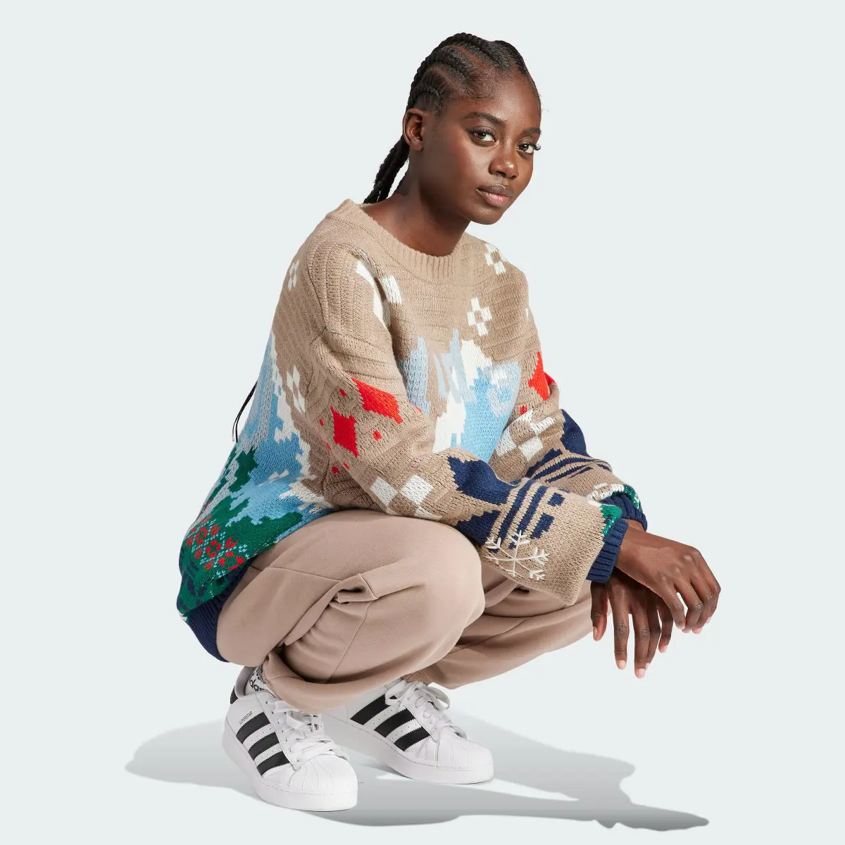 Adidas Holiday Sweatshirt (Gender Neutral). 3