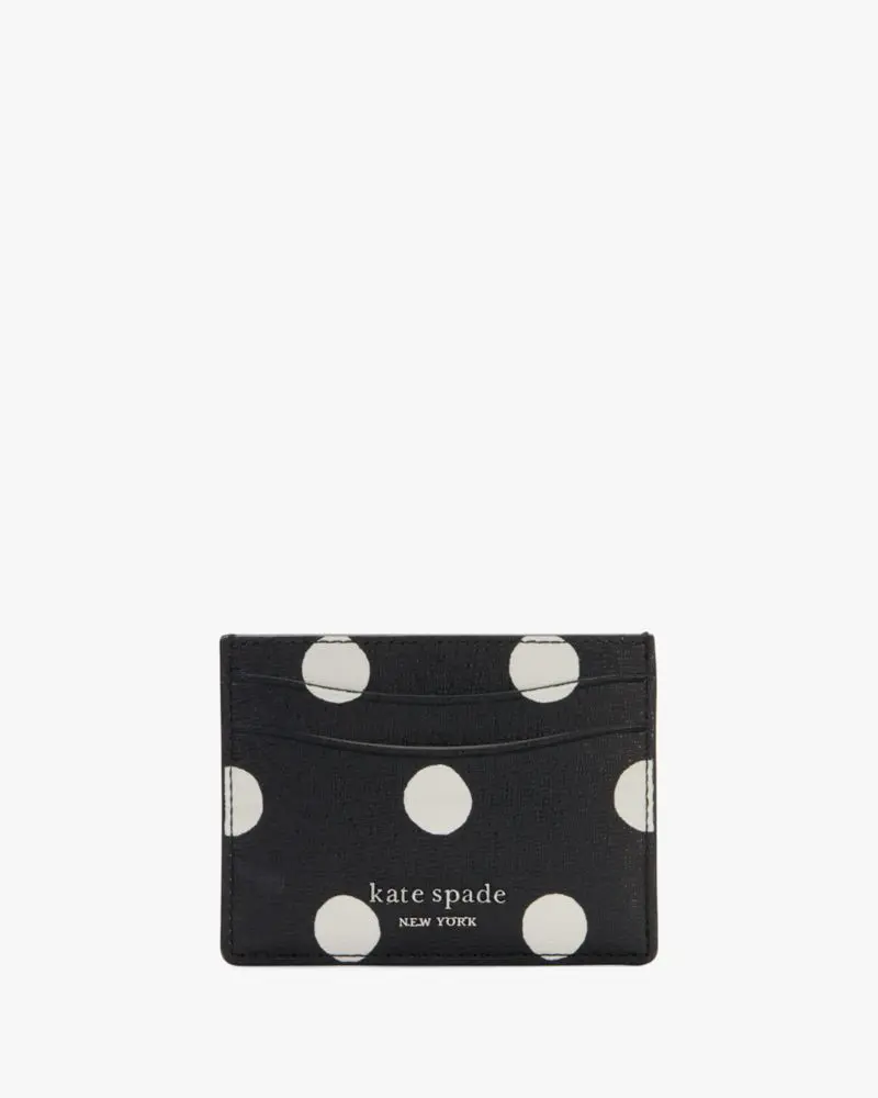 Kate Spade Morgan Sunshine Dot Card Holder. 1