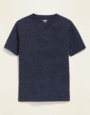 Vintage V-Neck T-Shirt For Boys blue