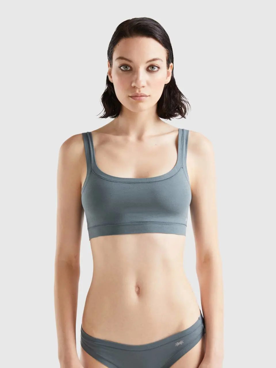 Benetton super stretch organic cotton bra. 1