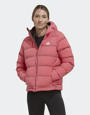 Helionic Stretch Hooded Down Jacket