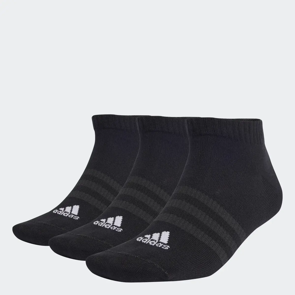 Adidas Thin and Light Sportswear Low-Cut Socks 3 Pairs. 1