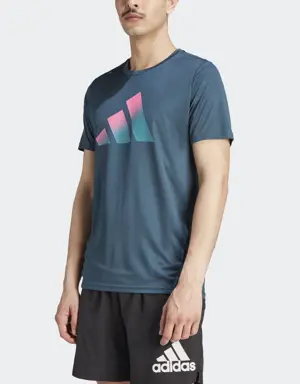 Adidas T-shirt Run Icons 3 Bar Logo