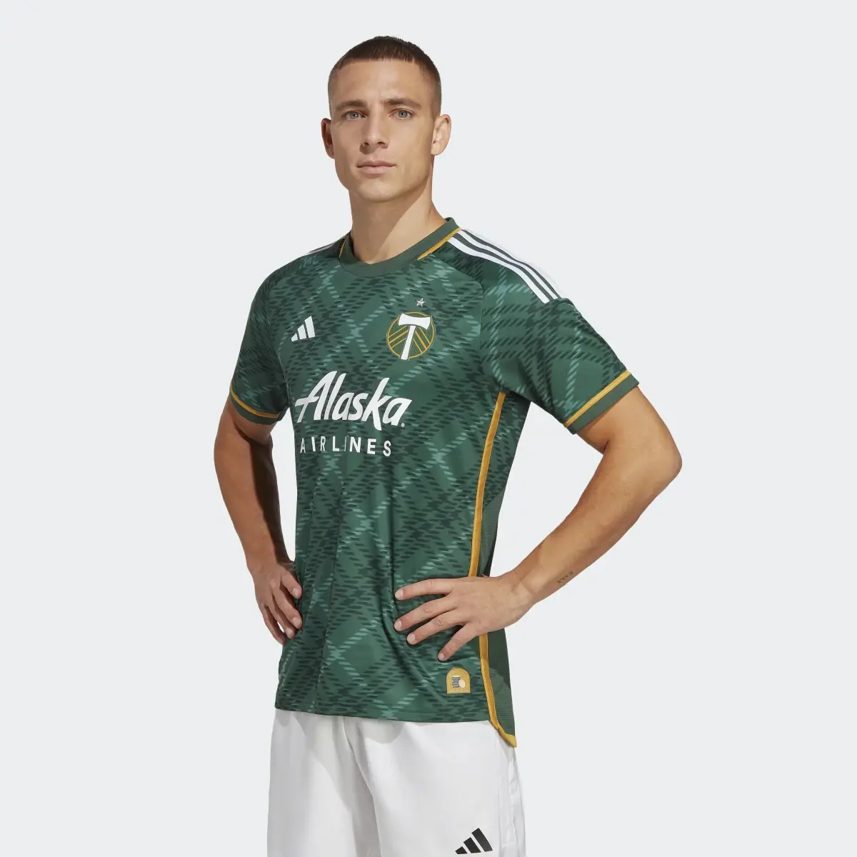 Adidas Portland Timbers 23/24 Home Authentic Jersey. 2