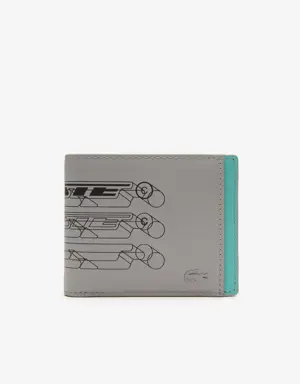 Men’s Contrast Lining Folding Wallet
