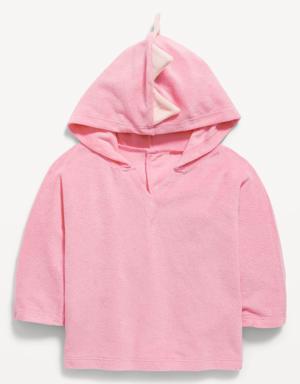 Critter Swim Cover-Up Hoodie for Baby pink