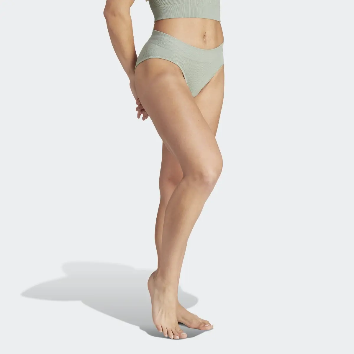 Adidas Slip Ribbed Active Seamless Hipster. 3