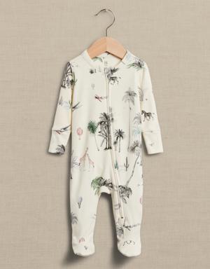 Banana Republic Essential SUPIMA® Footed One-Piece for Baby multi