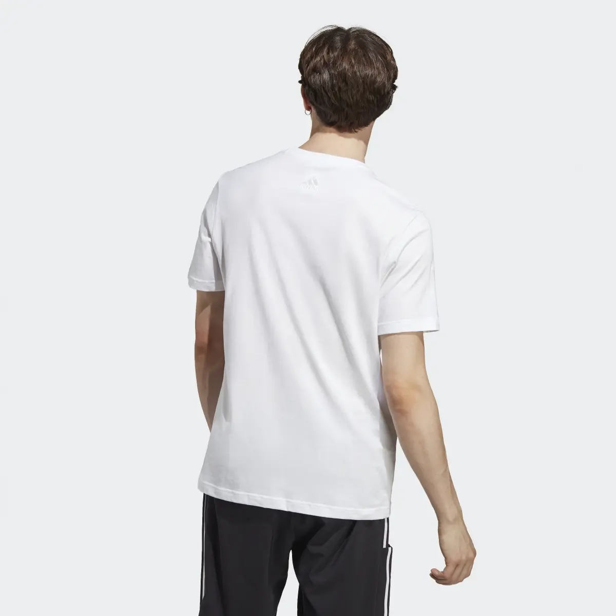 Adidas T-shirt Essentials Single Jersey Linear Embroidered Logo. 3