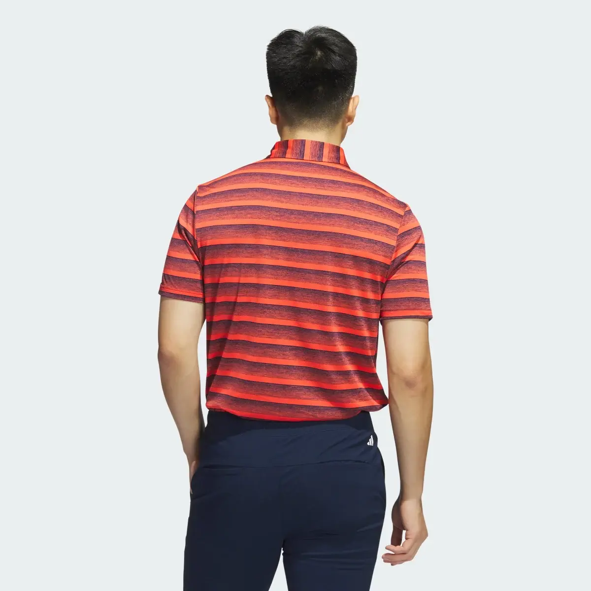 Adidas Two-Color Striped Polo Tişört. 3