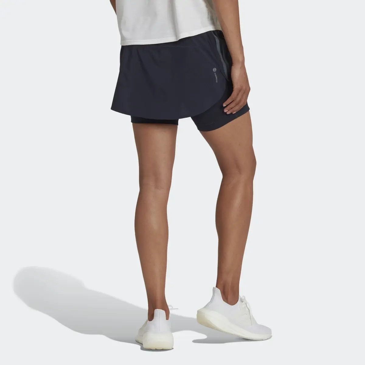 Adidas Run Icons 3-Stripes Running Skort. 2