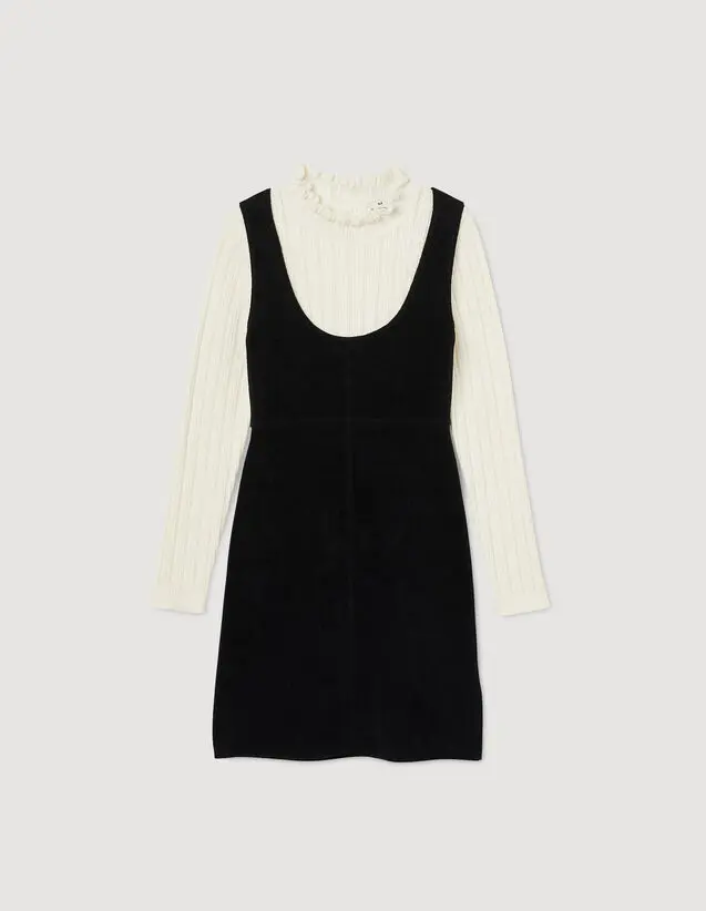 Sandro Pinafore dress. 2