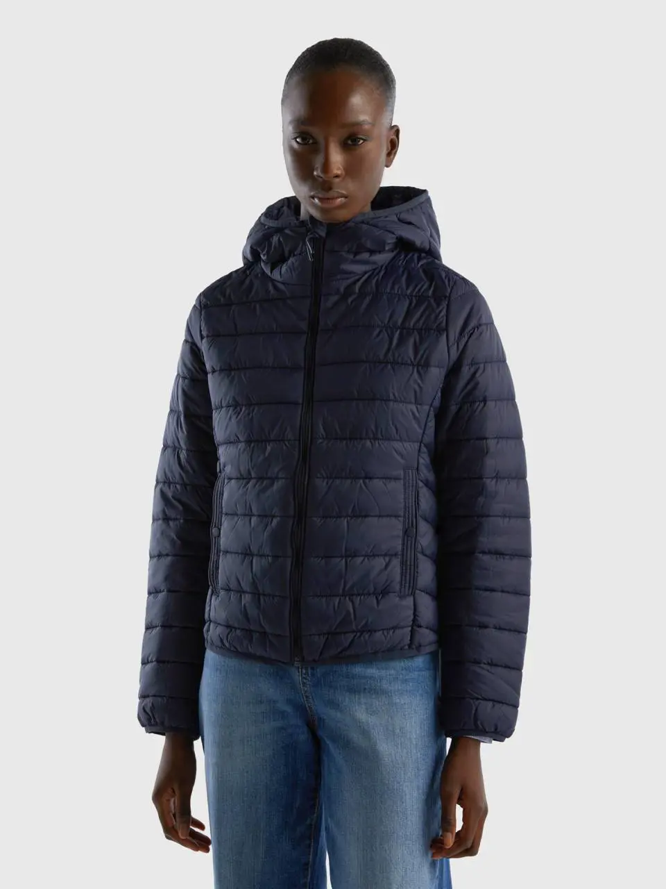 Benetton puffer jacket with recycled wadding. 1