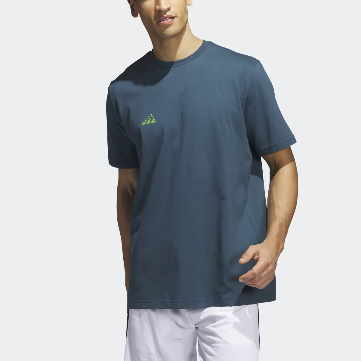 Adidas Playera Metaverse Oasis Hoops. 1