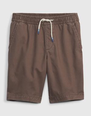 Gap Kids Easy Pull-On Shorts brown