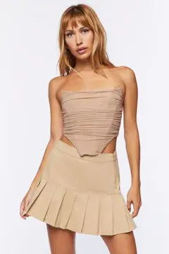 Forever 21 Forever 21 Twill Drop Waist Mini Skirt Maple. 2 Forever 21 Forever 21 Twill Drop Waist Mini Skirt Maple. 2