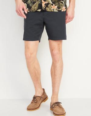 Slim Chino Shorts -- 7-inch inseam black