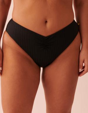 RIB High Leg Bikini Bottom