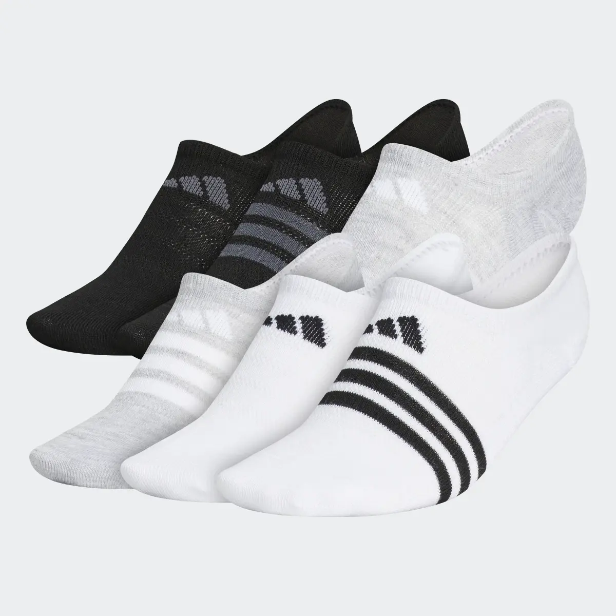 Adidas Superlite Super-No-Show Socks 6 Pairs. 2