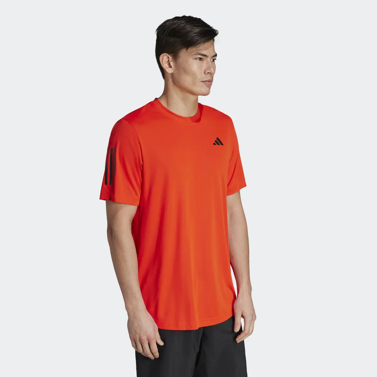 Adidas Club 3-Stripes Tennis T-Shirt. 2
