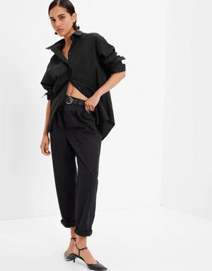 Gap Organic Cotton Big Shirt black