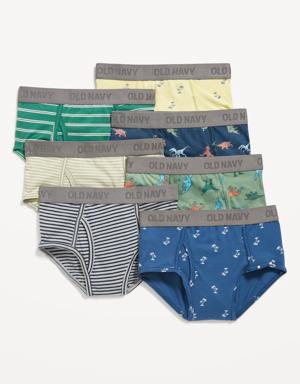 Printed Brief Underwear 7-Pack for Boys multi
