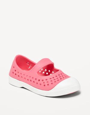 Cutout Mary-Jane Shoes for Toddler Girls (Partially Plant-Based) yellow