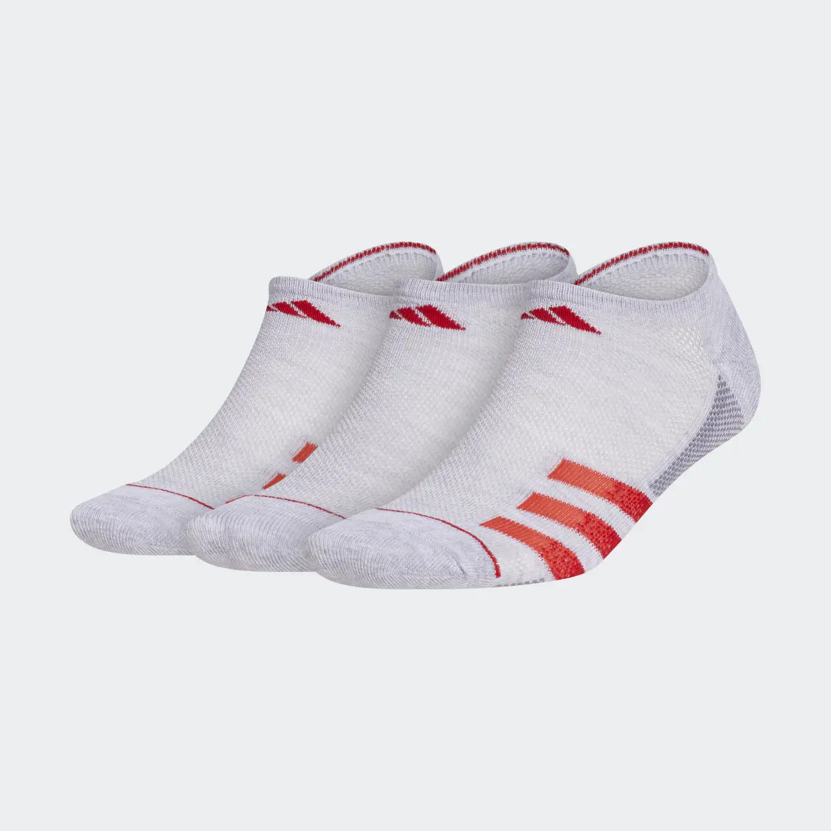 Adidas Superlite Stripe No-Show Socks 3 Pairs. 2