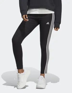 Adidas Essentials 3-Stripes High-Waisted Single Jersey Leggings