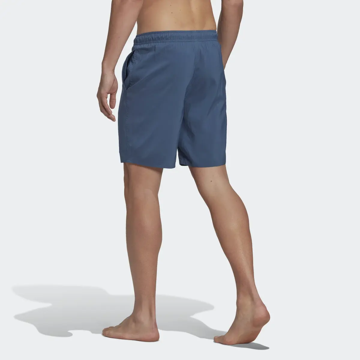 Adidas Classic-Length Solid Swim Shorts. 2