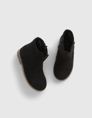 Toddler Suede Ankle Boots black