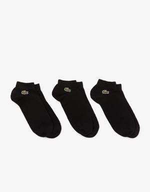 Lacoste SPORT Erkek 3'lü Siyah Çorap. 3 Lacoste SPORT Erkek 3'lü Siyah Çorap. 3