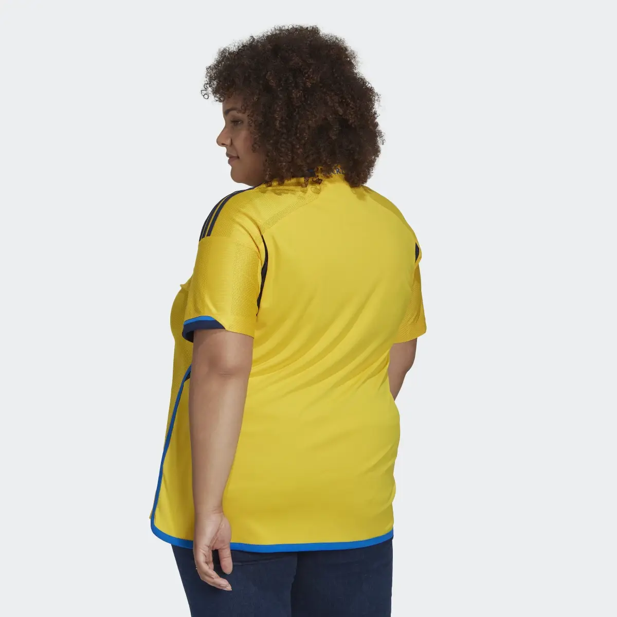 Adidas Camiseta primera equipación Suecia 22 (Tallas grandes). 3