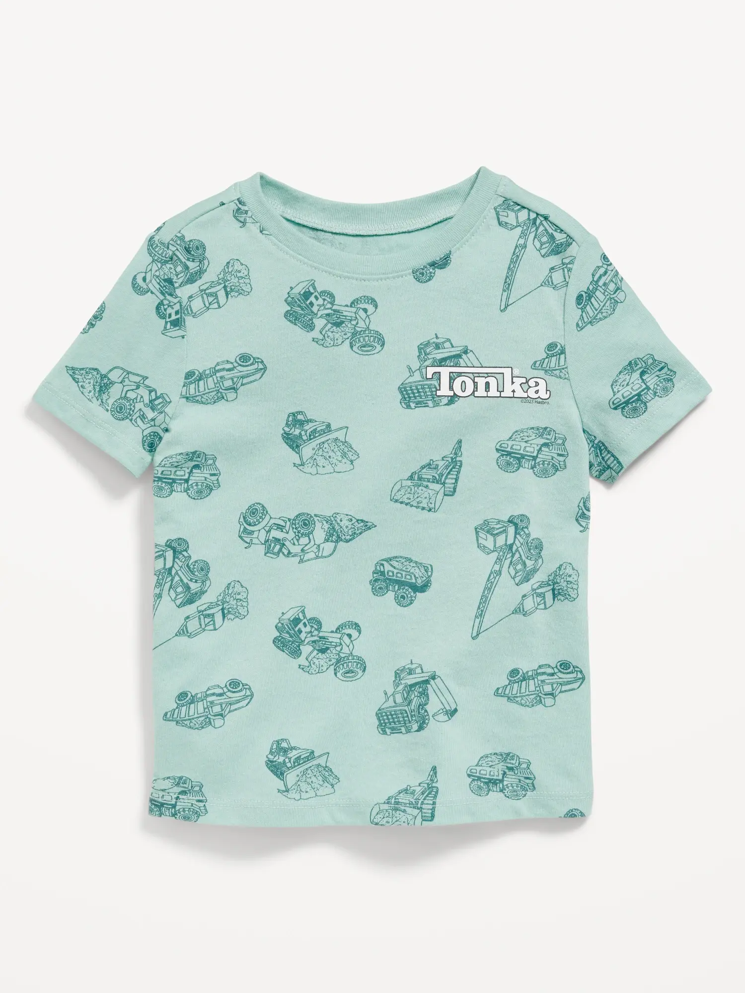 Old Navy Unisex Tonka® Truck Graphic T-Shirt for Toddler blue. 1