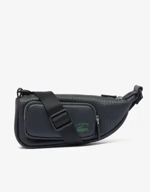 Unisex Lacoste Perforated Shoulder Bag - Small